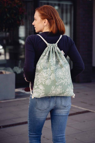 LIMAS rucksack – Blossom Green Lily
