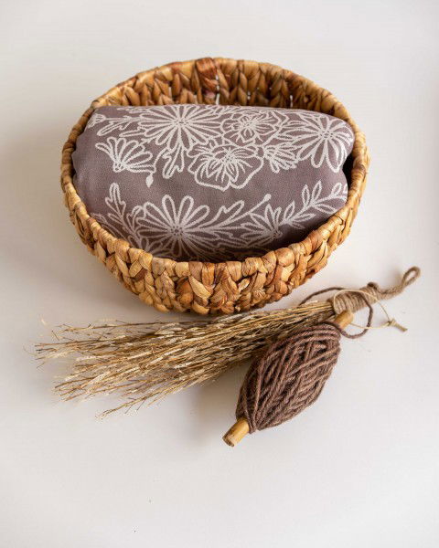 LIMAS Tragetuchstoff – Blossom Taupe